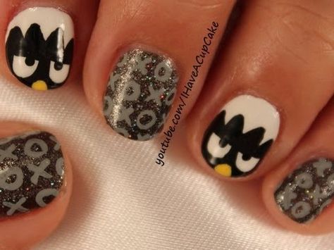 Badtz Maru Nails, Sanrio Nail Art, Badtz Maru, Wow Nails, Cute Simple Nails, Super Cute Nails, Hippie Nails, Cat Nails, Nails For Kids