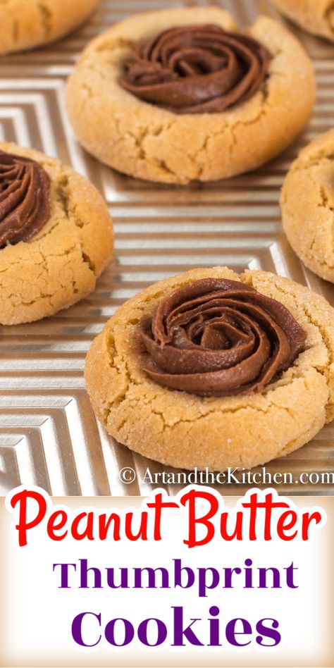 Peanut Butter Cookies are a classic, and this recipe is easy to make with a soft cookie inside, crisp on the outside! Perfect for making thumbprint cookies. Thumbprints Cookies, Butter Thumbprint Cookies, Peanut Butter Thumbprint Cookies, Thumbprint Cookie, Thumbprint Cookies Recipe, Favorite Cookie Recipe, Chocolate Cookie Recipes, Crinkle Cookies, Bar Recipes