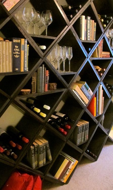 Modular Wine Hutch, Rustic Wine Racks, Wine Book, Wine Shelves, Wine Club, Wood Wine Racks, Wine Glass Rack, Wine Wall, Wine Rack Wall