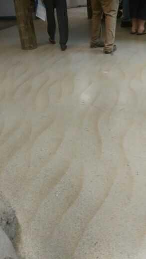 this  of sand imitation floor.  This was taken at the CC Aquarium,  TX. Beautiful. Y2k Aquarium, Sand Flooring, Sand Dessert, Cny 2024, Sand Floor, Dream Salon, Expo Stand, Salt City, Sands Hotel