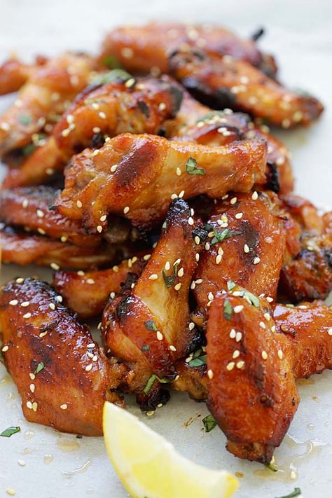 Miso Chicken Wings, Flavored Chicken, Wings Recipes, Miso Chicken, Wings Chicken, Cooking Chicken Wings, Japanese Christmas, Buffalo Art, Asian Inspired Recipes