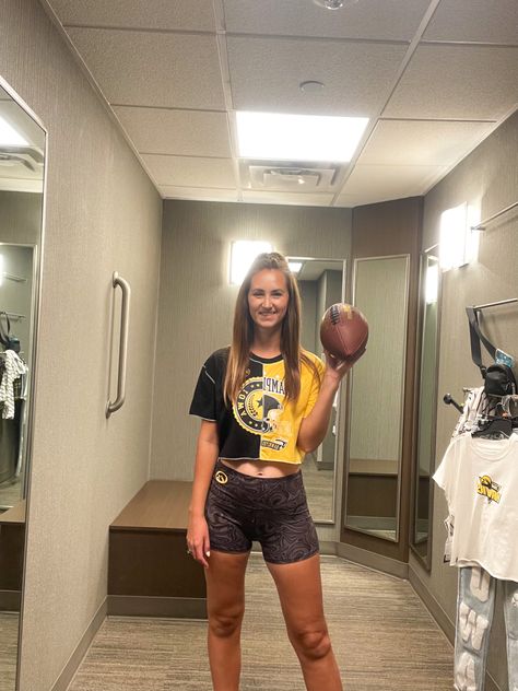 Game day outfit, college football, Iowa Hawkeyes, Iowa Hawkeye football Football Game Day Outfit, Iowa Hawkeye Football, Hawkeye Football, Iowa Hawkeye, Game Day Outfit, Iowa Hawkeyes, Gameday Outfit, Football Game, Day Outfit