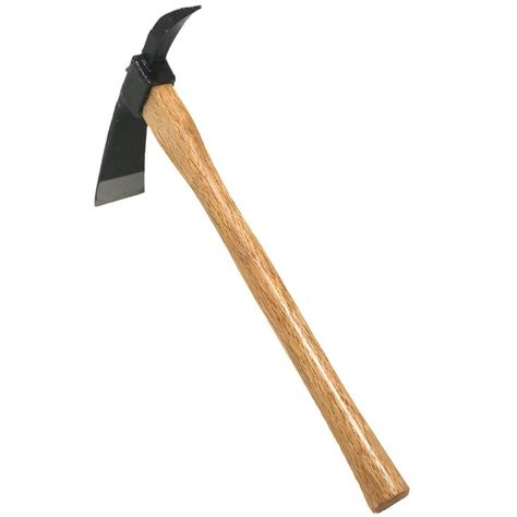 KAKURI Pick Axe for Digging 14-3/4" Garden Pick Mattock Hoe, Heavy Duty Japanese Hand Forged Steel, Pickaxe Tool for Digging, Pick Mattock, Garden Hand Tools, Forged Steel, Weeding, Hand Forged, Wood Handle, Hand Tools, Made In Japan, Garden Tools