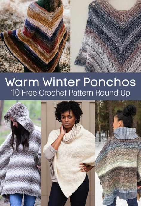 Crochet Womens Poncho Free Pattern, Chunky Yarn Poncho Crochet Pattern Free, Free Crochet Coat Patterns For Women, Free Poncho Crochet Pattern, Crochet Ponchos Free Patterns, Crochet Poncho Free Pattern Woman Easy, Knit Poncho Free Pattern, Free Poncho Patterns, Free Crochet Poncho Patterns Woman