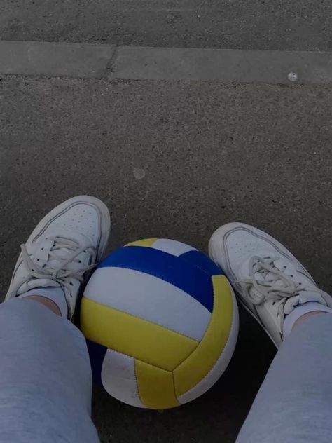 Volleyball, Soccer, Blue, White, Black, Football