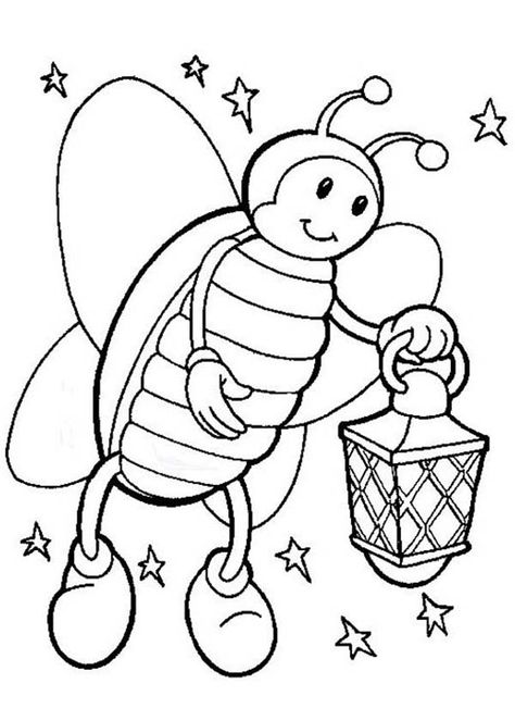 Firefly On Starry Night Hold A Lamp Coloring Page : Color Luna Addition Art, Kindergarten Coloring Sheets, Kids Printable Coloring Pages, Insect Coloring Pages, Bug Coloring Pages, Free Kids Coloring Pages, Cat Coloring Page, Mermaid Coloring, Free Clip Art