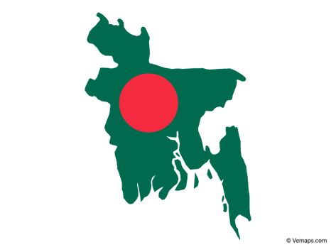 Flag Map of Bangladesh | Free Vector Maps Map Of Bangladesh, Bangladesh Map, Bangladesh Flag, Outline Format, Web Design Websites, Isometric Map, County Map, Design Websites, Best Background Images