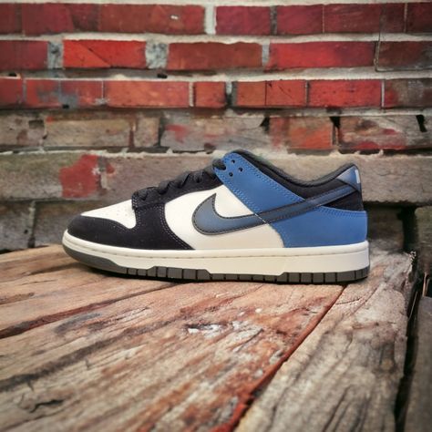 Nike Dunk Low - Industrial Blue Blue Dunks, Industrial Blue, August 11, Nike Dunk Low, Dunk Low, Nike Dunk, Fall Wardrobe, Nike Dunks, Shoes Mens