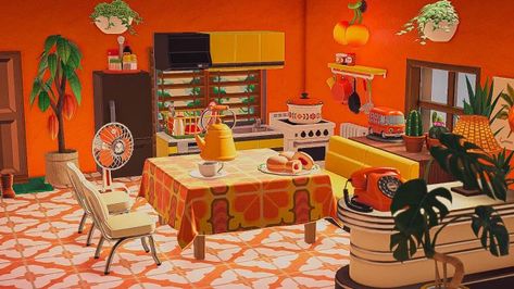 Acnh Retro, Retro House, Retro Kitchen, New Leaf, Original Artists, Animal Crossing, Make Sure, Video Game, Nintendo