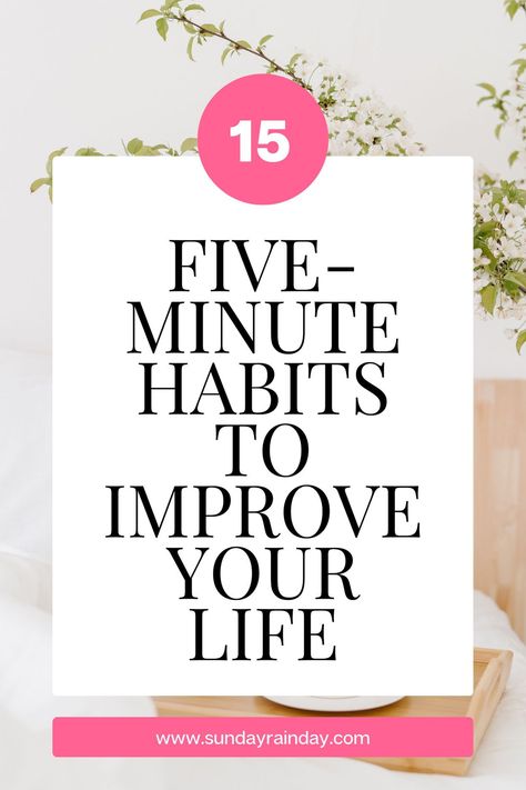 You don't need hours to feel better—these 5-minute habits can transform your daily routine. Goals Setting, Plan For Life, Life Transformation, Personal Growth Plan, Deep Breathing, Productive Habits, Life Management, Habits Of Successful People, Growth Tips