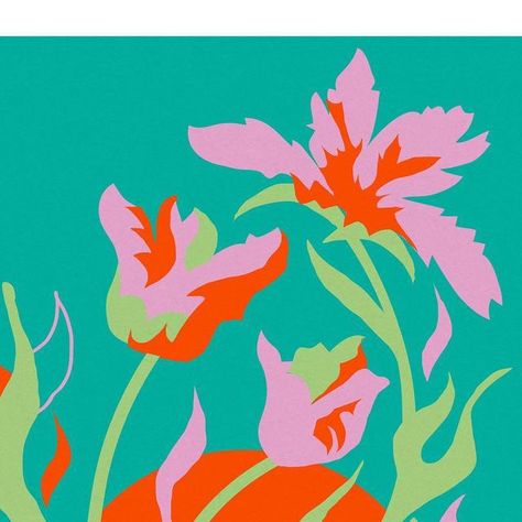 sloan ツ on Instagram: "experimenting with new color combinations for screen printing 🌱" Flowers Mural, Screen Printing Inspiration, Climbing Flowers, Flower Mural, Greenery Decor, Background Designs, Floral Illustration, Eclectic Art, Flowers Art