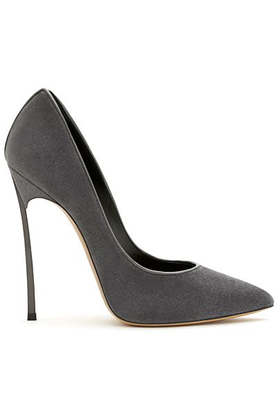 Casadei - Shoes - 2014 Fall-Winter Gray Heels, Grey Heels, Fabulous Shoes, Carrie Bradshaw, Charlotte Olympia, If The Shoe Fits, Crazy Shoes, Suede Pumps, Shoe Fits