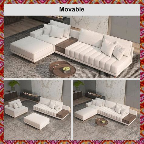 Lounge Room Furniture, Sofa Sectionals In Living Room, L Sectional Living Room Layout, L Shaped Couch Living Room Layout, L Sofa Living Room, Modern L Shape Sofa, Sectional Sofa Living Room, Sala Modular, L Shaped Sofa Designs