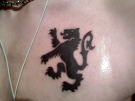 Lion Rampant Tattoo, Scottish Lion Tattoo, Celtic Tattoos For Men Scottish, Jamaican Tattoos, Panther Tattoos, Scottish Tattoo, Celtic Tattoos For Men, Scottish Tattoos, Men's Tattoos