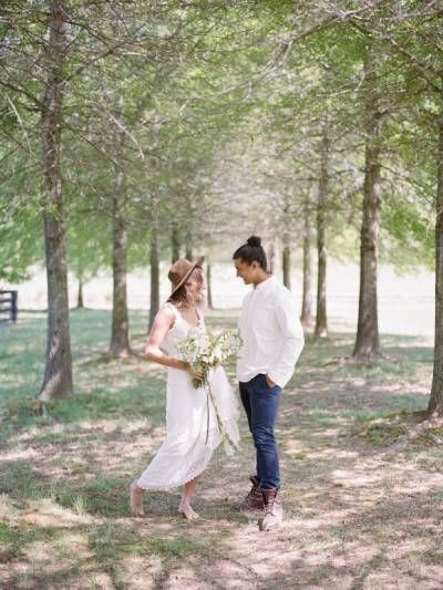 Barefoot & Boho Bridal Ideas via Magnolia Rouge Barefoot Bride, Natural Organic Wedding, Couples Ideas, Menu Inspiration, Grassy Field, Bridal Ideas, Dream Day, Connecticut Wedding, Photo Awards