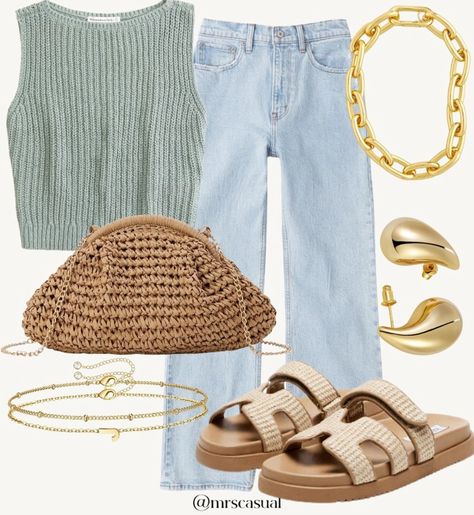 90s Mom Fashion, Postpartum Style, Coastal Outfits, High Rise 90s Relaxed Jean, Neutral Summer Outfits, 2025 Style, 2025 Summer, Ballerinas Shoes, Postpartum Fashion