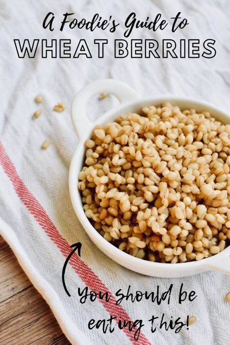 How To Cook Wheat Berries, Red Wheat Berry Recipes, Wheat Recipes Grains, Wheat Berries Recipe, Wheat Berries Breakfast, Milling Grains, Mucusless Diet, Wheat Berry Recipes, Wheat Berry Salad