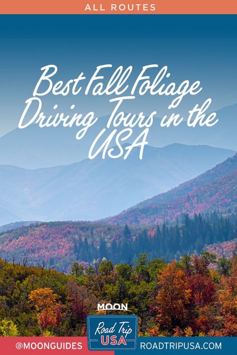 If you’re looking for some of the best fall road trips in the US, then look no further! From Maine to Vermont, you’re sure to love these scenic fall foliage routes. #Maine #FallFoliage #FallRoadTrips #ScenicDrives Sundance Resort, Usa Road Trip, Blue Ridge Mountain, Fall Road Trip, Hudson River Valley, Road Trip Packing, New England Fall, Road Trip Destinations, Family Road Trips