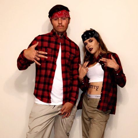 Chola Cholos Halloween Costumes, Cholo And Chola Halloween Costume, Cholo Couple Costume, Cholo Halloween Costume, Chola Costume Ideas, Chola Halloween Costumes, Chola Outfit Ideas, Outfit Cholo, Cholo Outfit