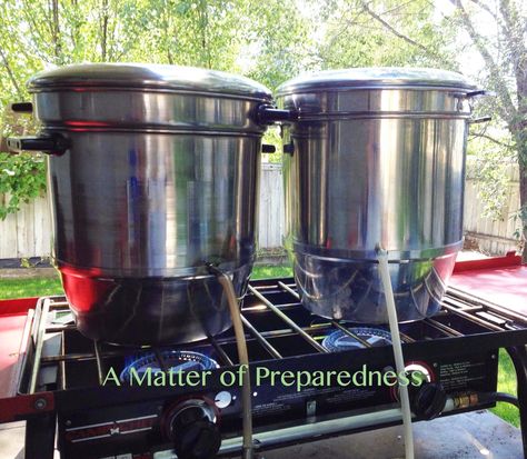 Outdoor Canning Kitchen, Canning Equipment, Jello Flavors, Canning Kitchen, Bbq Pizza, Canned Fruit, Diy Outdoor Kitchen, Emergency Prepping, Fermenting