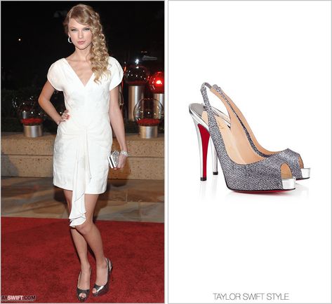 Carmen Marc Valvo Dress, Carmen Marc Valvo, Like A Girl, Taylor Swift Style, Slingback Pump, I Wish I Had, Spinning, Taylor Swift, Christian Louboutin