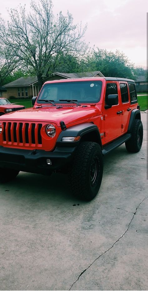 Car Manifestation, Red Jeep Wrangler, 2020 Jeep Wrangler, Dream Cars Lamborghini, Cars Lamborghini, Red Jeep, Cars Jeep, Dream Cars Jeep, Car Goals