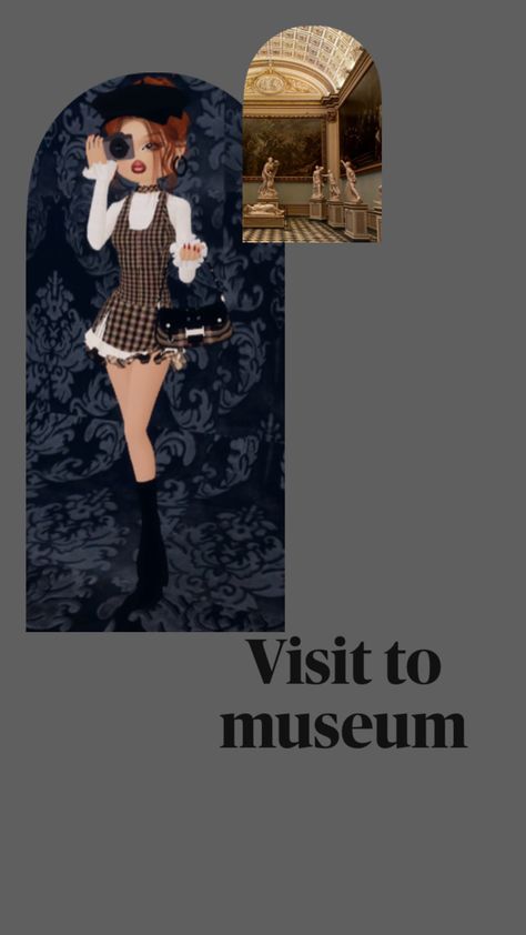 #Dress to impress#roblox#museum Dress To Impress Roblox Museum Visit, Dress To Impress Museum Visit, Museum Dress, Dress Impress, Museum Visit, Royale High, Color Coding, Dress To Impress, Doodles