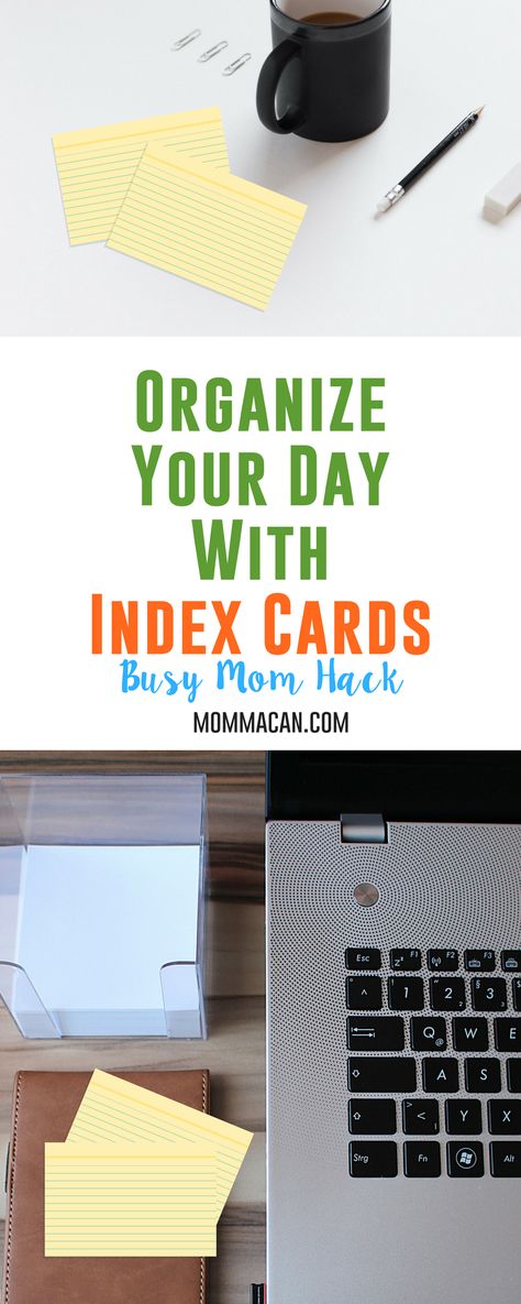 Life is crazy busy for working moms, new moms, school moms etc. Learn How To Organize Your Day With Index Cards . These cards have b een a tried and true method for many busy moms! #organizeyourday #organize #busymom Diy Index Cards, Busy Mom Planner, Ways To Stay Organized, Aesthetic Digital Planner, Arc Planner, Balancing Life, Ocd Organization, Life Planner Organization, Organize Your Day