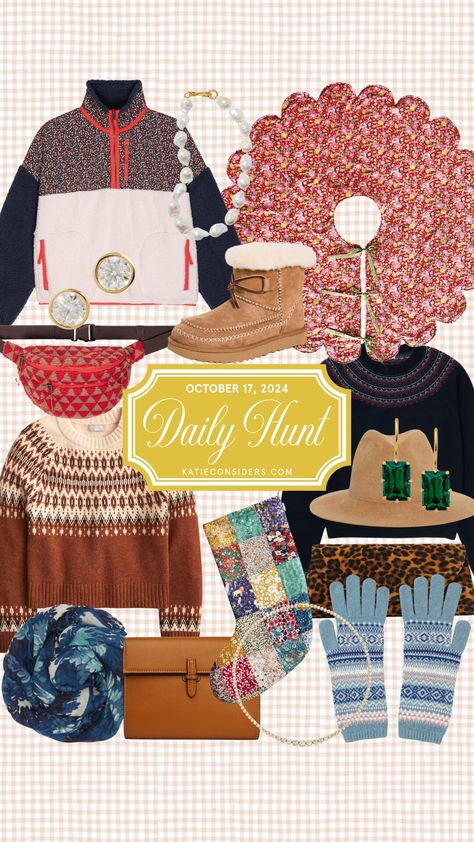 Daily Hunt: October 17, 2024 Website Sign Up, Personal Style Inspiration, Weekend Sale, Liberty Print, Enjoy Today, Navy Blazer, Tomboy Fashion, Work Travel, Street Style Looks