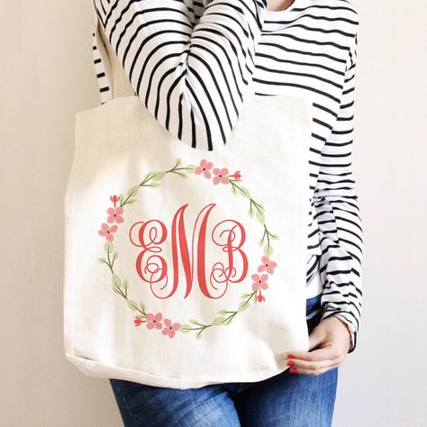 Monogram Canvas Tote Bag Cheap White Canvas Bag For Teacher Appreciation, Teacher Tote Bag Gift, Teacher Canvas, Teacher Tote Bag, Teachers Diy, Teacher Bags, Teacher Tote, Teachers Gifts, Diy Teacher Gifts