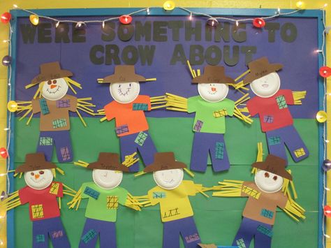 Fall Bulletin Board Scarecrow Bulletin Board, Fall Classroom Door, November Preschool, Door Classroom, Fall Bulletin Board, Fall Board, Fall Classroom Decorations, Fall Classroom, Fall Boards