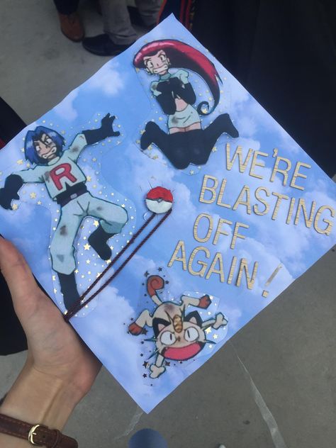 Pokemon Grad Cap Ideas, Pokémon Grad Cap, Muppets Graduation Cap, Hunter X Hunter Graduation Cap, Dragon Ball Graduation Cap, Genshin Impact Graduation Cap, Anime Cap Decoration Graduation, Undertale Graduation Cap, Anime Graduation Cap Designs