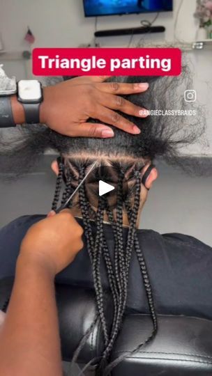 Parting Tutorial, Hair Parting, Triangle Braids, Triangle Hair, Hair Tutorial, Hair Stylist, Braids, Audio, The Originals