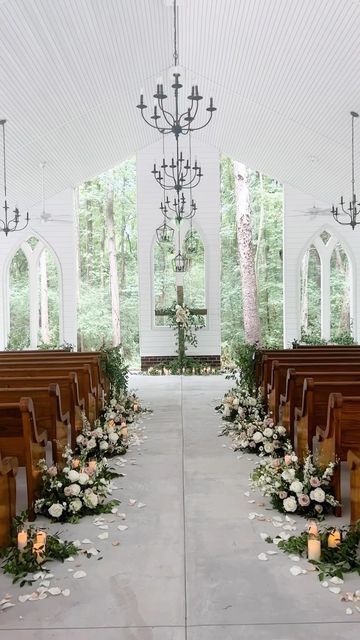 Open Air Chapel Wedding, Open Air Chapel, Chapel In The Woods, Outdoor Fall Wedding, Dream Wedding Venues, Future Wedding Plans, Nc Wedding, Chapel Wedding, House Boat