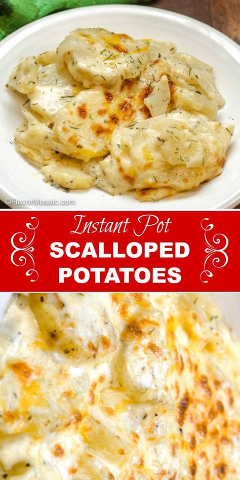 Instant Pot Scalloped Potatoes, Neuer Wallpaper, Scalloped Potato Recipes, Best Instant Pot Recipe, Instant Recipes, Easy Instant Pot Recipes, Instant Pot Dinner Recipes, Scalloped Potatoes, Instapot Recipes