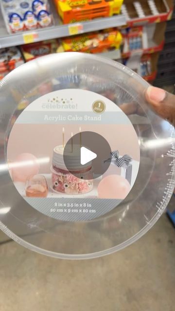 Charmeka Lewis on Instagram: "Run! Don’t walk Walmart has 8” Acrylic Cake stands in case you didn’t know! This is the only size I saw but hopefully they come out with all sizes 🤗 . . #acrylic #acrylicstand #acrlyiccakestand #walmart #baker #cakes #cakestagram #cakeart #houston #humbletx" Acrylic Cake Stands, Diy Cake Stand, Dessert Cupcakes, Cake Stands, Tiered Cakes, Cake Art, Cake Stand, I Saw, Houston