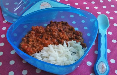 Baby's first chilli Mexican Chilli Recipe, Easy Tomato Pasta Sauce, Easy Tomato Pasta, Mediterranean Fish Stew, Cheesy Leeks, Mexican Chilli, Recipes For Babies, Sweet Potato Pasta, Vegetable Risotto