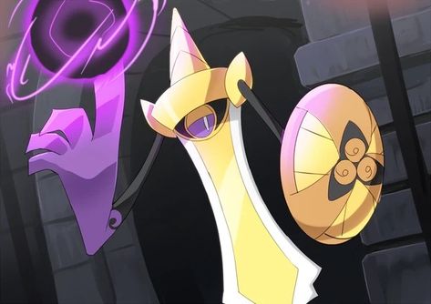 Aegislash Shadow Ball Pokemon Gym, Pokemon Mew, Ghost Pokemon, Ghost Type, Mega Evolution, Pokemon Oc, Nintendo Pokemon, Pokemon Stuff, Pokemon Teams