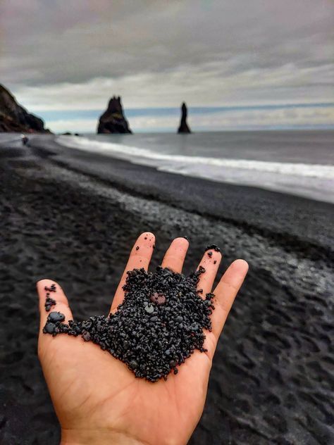 Black Sand Iceland, Iceland Black Sand Beach, Iceland Aesthetic, Diamond Beach Iceland, Iceland Beach, 2025 Goal, Iceland Travel Photography, Vik Iceland, Iceland Summer