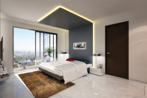 Knauf Ceiling Design, Luxury Ceiling Design, Small Bedroom Interior, Unique Bedroom Design, Beautiful Bedroom Designs, Modern Style Bedroom, Pop False Ceiling Design, Bedroom Interior Design Luxury, House Ceiling Design