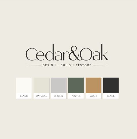 Office Color Pallete, Modern Neutral Palette, Modern Masculine Color Palette, Earth Tones Branding, Nature Branding Design, Masculine Colour Palette, Pantone Earth Tones, Masculine Brand Color Palette, Decor Branding