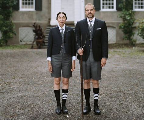 Thom Browne Wants “Vague and Ambiguous” Adidas Stripes Suit Tossed Out of Court - The Fashion Law Straight Line Designs, Common Law, Striped Ribbon, Athletic Fashion, Thom Browne, Stripes Design, Football Club, Blue Stripes, The Fashion