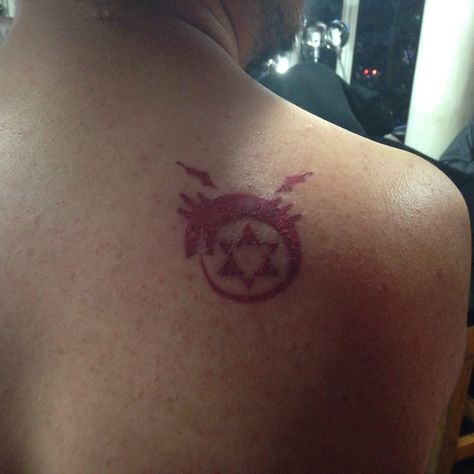 FMA Fma Homunculus Tattoo, Humonculous Fma Tattoo, Homunculus Tattoo, Fma Homunculus, Fma Tattoo, Silly Tattoos, Simplistic Tattoos, Body Mods, Pretty Tattoos