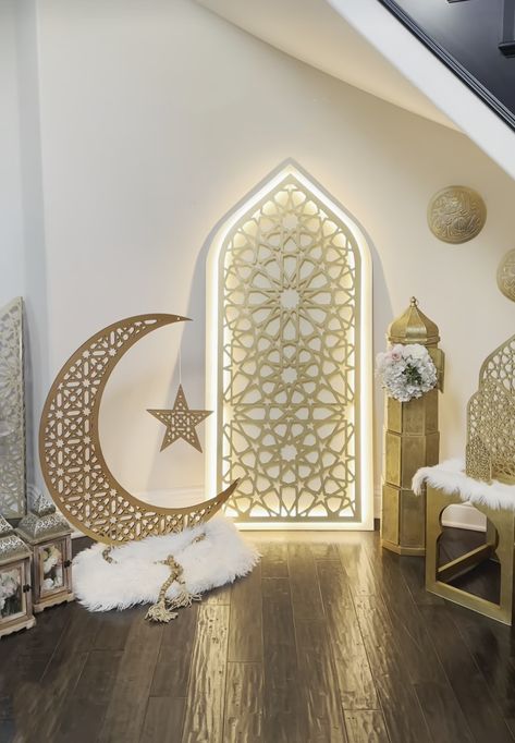 Ramadan Theme Decoration, Ramadan Photoshoot, Ramadan Corner, Islamic Celebrations, Ramadan Kareem Decoration, Eid Crafts, Ramadan Activities, Ramadan Crafts, Eid Decoration