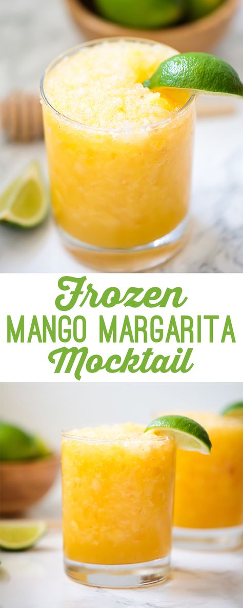 Paleo Beverages, Aip Drinks, Margarita Mocktail, Mango Margarita Recipe, Frozen Mango Margarita, Unbound Wellness, Virgin Cocktails, Virgin Drinks, Frozen Cocktail