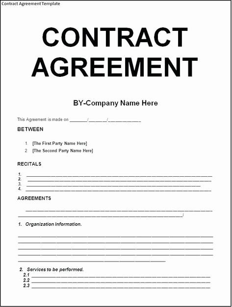 40 Service Agreement Template Word | Markmeckler Template Design Contract Agreement Format, Blank Contract Template, Business Contract Templates, Contracts Template, Contractor Contract, Business Contract, Letter Template Word, Construction Contract, Signed Contract