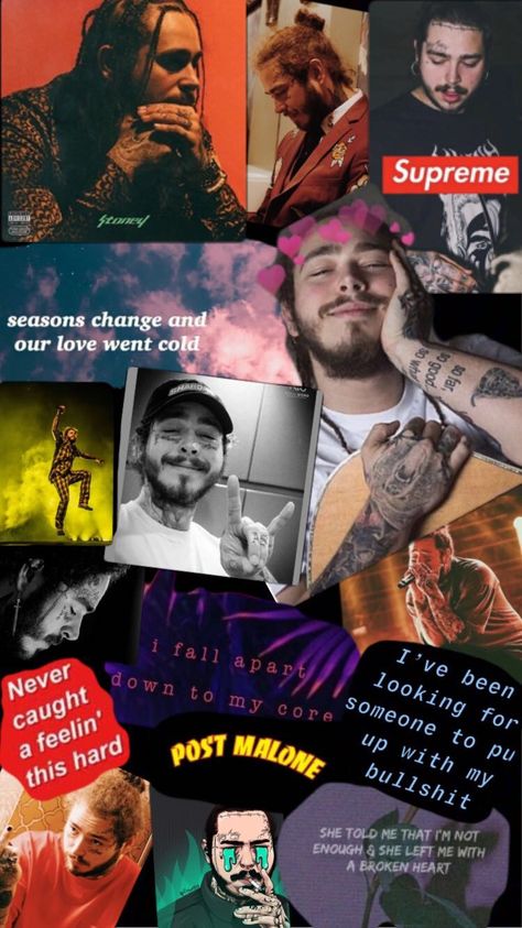 💞💞 Post Malone, Lock Screen, Changing Seasons, Screen, Movie Posters, Film Posters