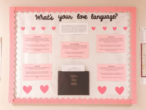 ra bulletin board Love Language Bulletin Board, Valentines Bulletin Boards College, Ra February Bulletin Boards, Valentine’s Day Ra Board, Ra Birthday Board, Valentines Day Board Ideas, February Ra Bulletin Boards, Self Love Bulletin Board, Ra Programs