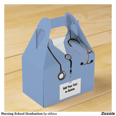 Thank You Nurse Gifts, Nurse Crafts, Hospital Scrubs, Nursing School Graduation Party, Graduation Box, Graduation Cards Handmade, Medical Theme, Nursing School Graduation, Baby Boy Shower Favors