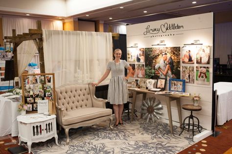 Wedding Venue Vendor Booth, Bridal Show Photography Booth Display, Wedding Venue Expo Booth Ideas, Wedding Expo Booth Display, Wedding Venue Booth Ideas Bridal Show, Wedding Show Booth Display, Wedding Booth Ideas Bridal Show, Photography Booth Vendor, Photography Booth Display